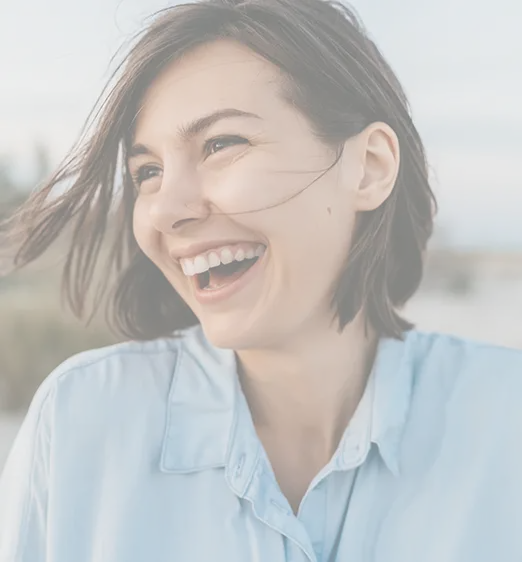 woman smiling