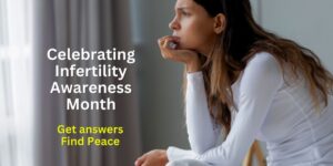 Women pondering struggling with the burden of infertility