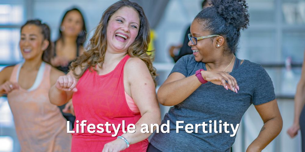 Women Fitness class and how lifestyle factors and choices impact fertility