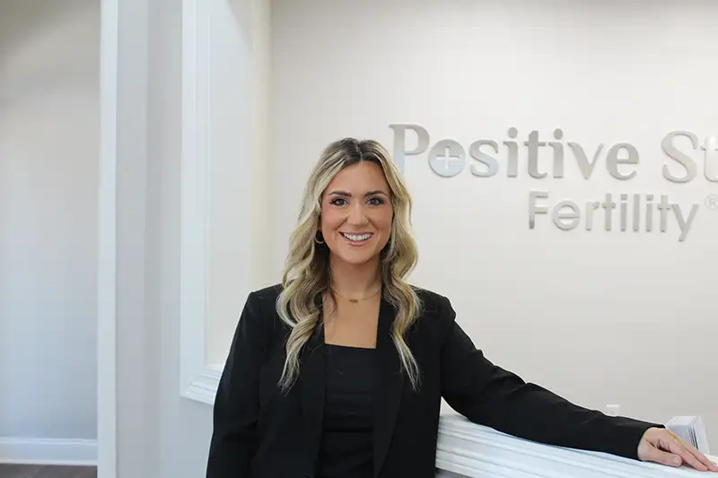 Fertility care team member at Positive Steps Fertility providing personalized guidance for third-party reproduction and family building options
